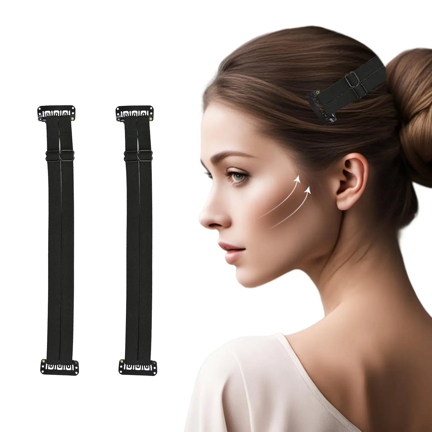 YTBYT 2 Pcs Facelift Bands with Clips